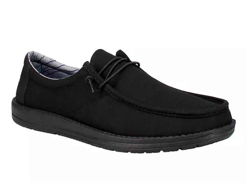 Eddie Bauer Men's Canvas Lace Up Loafer Size 8 - Bellso